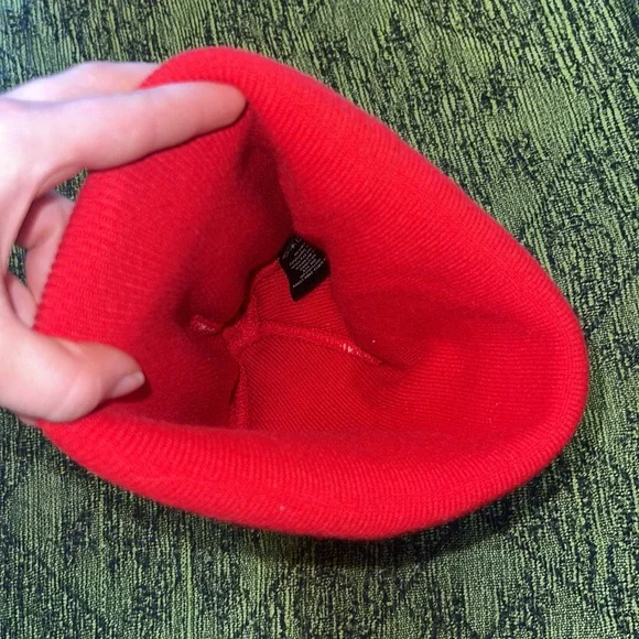 Army crew striped beanie hat - Picture 3 of 6